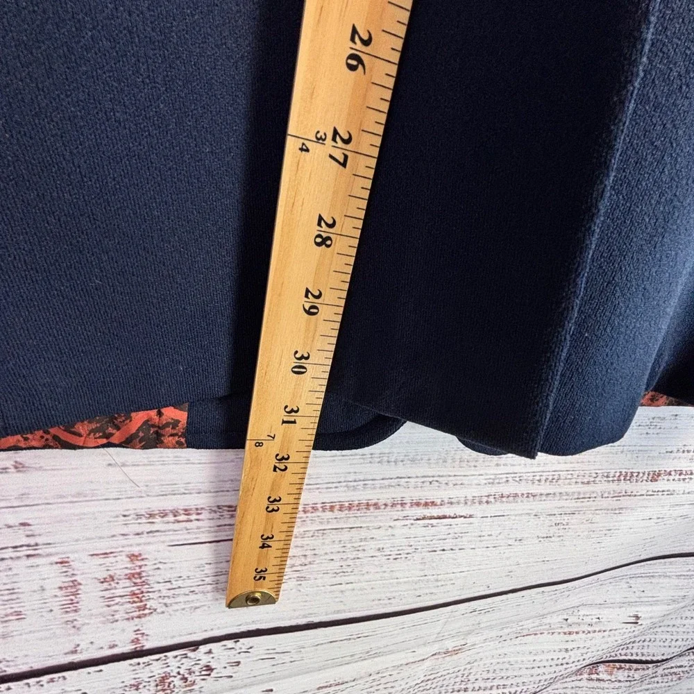 Vintage‎ Wide Lapel Preppy Navy Blue Blazer 38/40R Gold Buttons Hopsack Summer